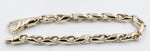 9ct Gold Handmade Cylinder Curb Bracelet 9B1021