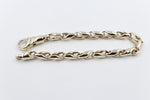 9ct Gold Handmade Cylinder Curb Bracelet 9B1021