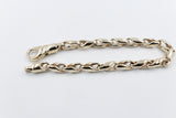 9ct Gold Handmade Cylinder Curb Bracelet 9B1021