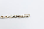 9ct Gold Handmade Cylinder Curb Bracelet 9B1021