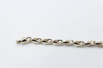 9ct Gold Handmade Cylinder Curb Bracelet 9B1021