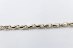 9ct Gold Handmade Cylinder Curb Bracelet 9B1021