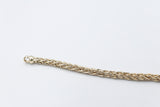 9ct Gold Handmade Wheatsheaf Bracelet 9B9067