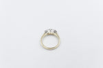 9ct Yellow Gold TDW 1.53ct Lab Grown Three Stone Diamond Ring