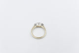 9ct Yellow Gold TDW 1.53ct Lab Grown Three Stone Diamond Ring