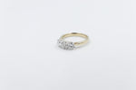 9ct Yellow Gold TDW 1.53ct Lab Grown Three Stone Diamond Ring