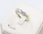 9ct Yellow Gold TDW 1.53ct Lab Grown Three Stone Diamond Ring