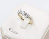 9ct Yellow Gold TDW 1.53ct Lab Grown Three Stone Diamond Ring