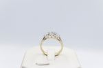 9ct Yellow Gold TDW 1.53ct Lab Grown Three Stone Diamond Ring