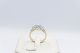 9ct Yellow Gold TDW 1.53ct Lab Grown Three Stone Diamond Ring