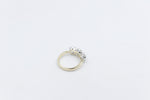 9ct Yellow Gold TDW 3.02ct Lab Grown Three Stone Diamond Ring