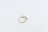 9ct Yellow Gold TDW 3.02ct Lab Grown Three Stone Diamond Ring