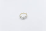 9ct Yellow Gold TDW 3.02ct Lab Grown Three Stone Diamond Ring