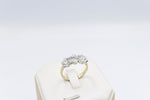 9ct Yellow Gold TDW 3.02ct Lab Grown Three Stone Diamond Ring