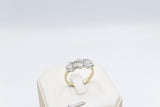 9ct Yellow Gold TDW 3.02ct Lab Grown Three Stone Diamond Ring