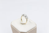 9ct Yellow Gold TDW 3.02ct Lab Grown Three Stone Diamond Ring