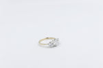 9ct Yellow Gold TDW 2.11ct Lab Grown Three Stone Diamond Ring