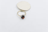 9ct Gold Garnet and Diamond Ring SYR7258