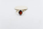 9ct Gold Garnet and Diamond Ring SYR7258