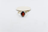 9ct Gold Garnet and Diamond Ring SYR7258