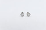 14kt Gold Set Lab Grown Diamond Margarita Earrings TDW 1.1ct