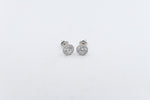 14kt Gold Set Lab Grown Diamond Margarita Earrings TDW 1.1ct