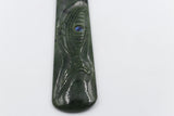 New Zealand Greenstone Toki with Whale Engraved