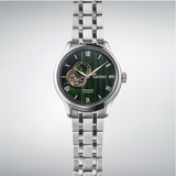 Seiko Presage Automatic Silver/Green Men's Watch - SSA463J