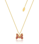 Disney Precious Metal Minnie Mouse Red Bow Necklace -  SSDN103