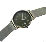 Obaku-Denmark Ladies Green Chia Lille - Leaf Watch - V298LDEEME