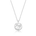 Stg Silver Faith Hope and Charity Encircled