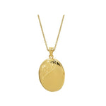 9ct Gold Oval Locket SJGL0136