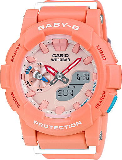 Baby g 2024 watch orange