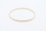 9ct Solid Gold Bangle 4mm wide