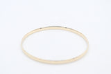 9ct Solid Gold Bangle 4mm wide