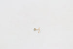 9ct Gold Genuine Blue Topaz Nose Stud