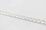 Sterling Silver Curb link Bracelet IRB13