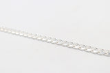 Sterling Silver Curb link Bracelet IRB13