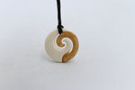 Bone Koru Stained Pendant - BC030