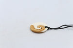 Bone Koru Stained Pendant - BC030