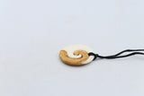 Bone Koru Stained Pendant - BC030