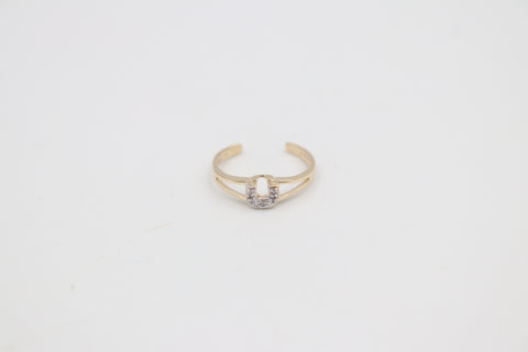 9 carat gold hot sale toe rings