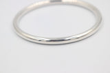 Sterling Silver Full Round Bangle SYB57