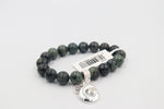 New Zealand Greenstone Stretch Bracelet