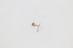 9ct Gold Genuine Ruby Nose Stud