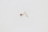 9ct Gold Genuine Ruby Nose Stud